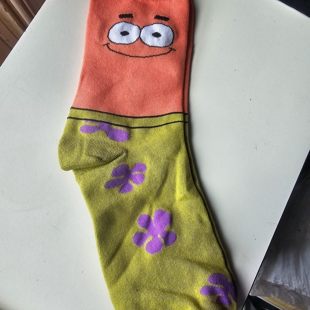 SpongeBob SquarePants Orange and Green Socks